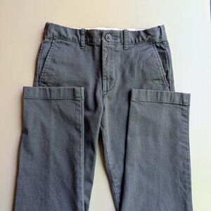 J. Crew Factory Crewcuts Boys’ Slim Pant in Flex Chino – Size 8, Overcast Blue